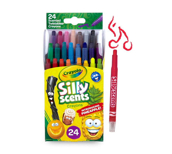Silly Scents Twistable Crayons, 24 ct