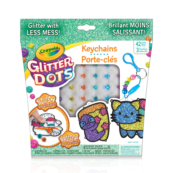 Glitter Dots Sparkle Friends Keychains