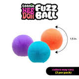 Teenie NeeDoh Fuzz Ball - 3 Pack