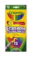 Erasable Colored Pencils, 12 ct