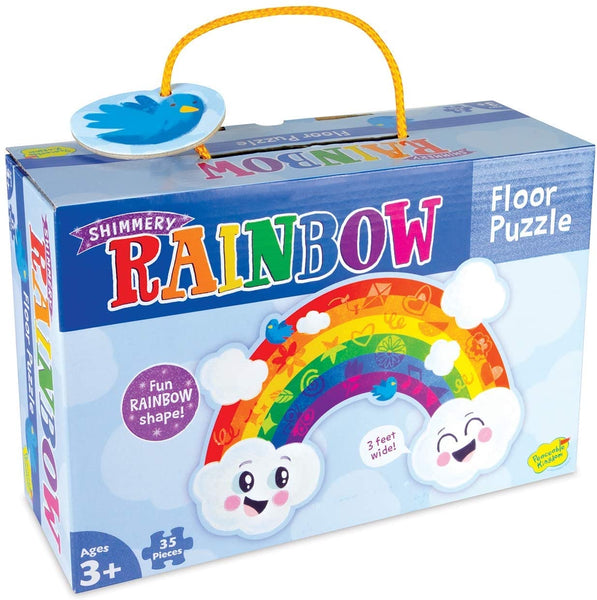 Shimmery Rainbow Floor Puzzle