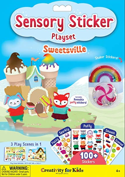 Sensory Stickers Playset - Sweetsville