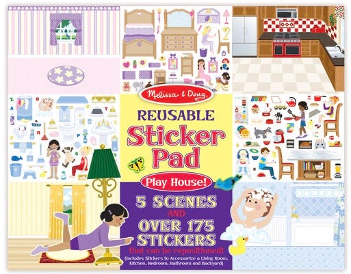 Reusable Sticker Pad - Play House