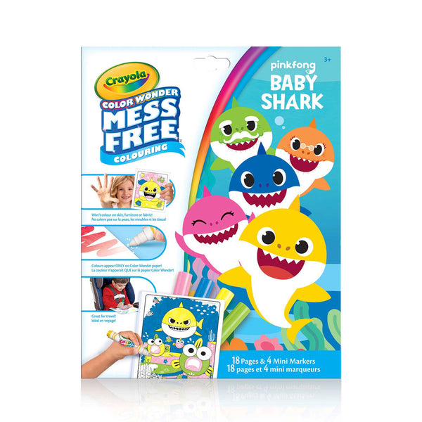 Baby Shark Color Wonder Mess Free Coloring